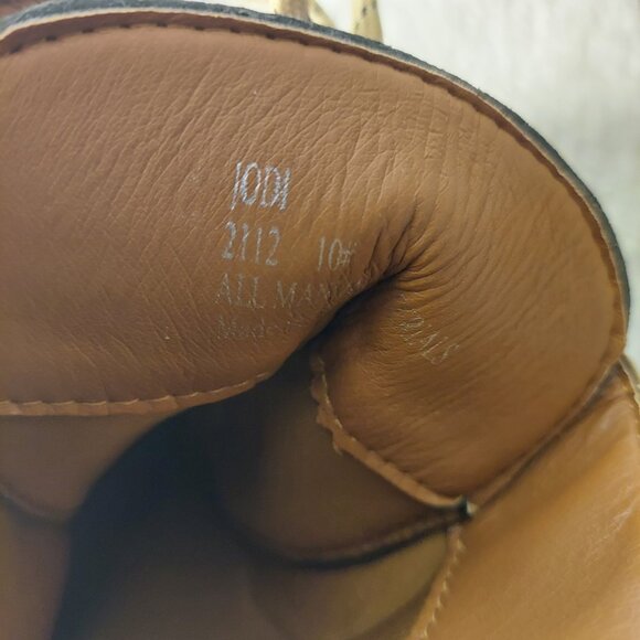 NWOT Jodi Women’s Tan Lace-Up Combat Boot Fall Winter Fashion Size 10 - Picture 9 of 10